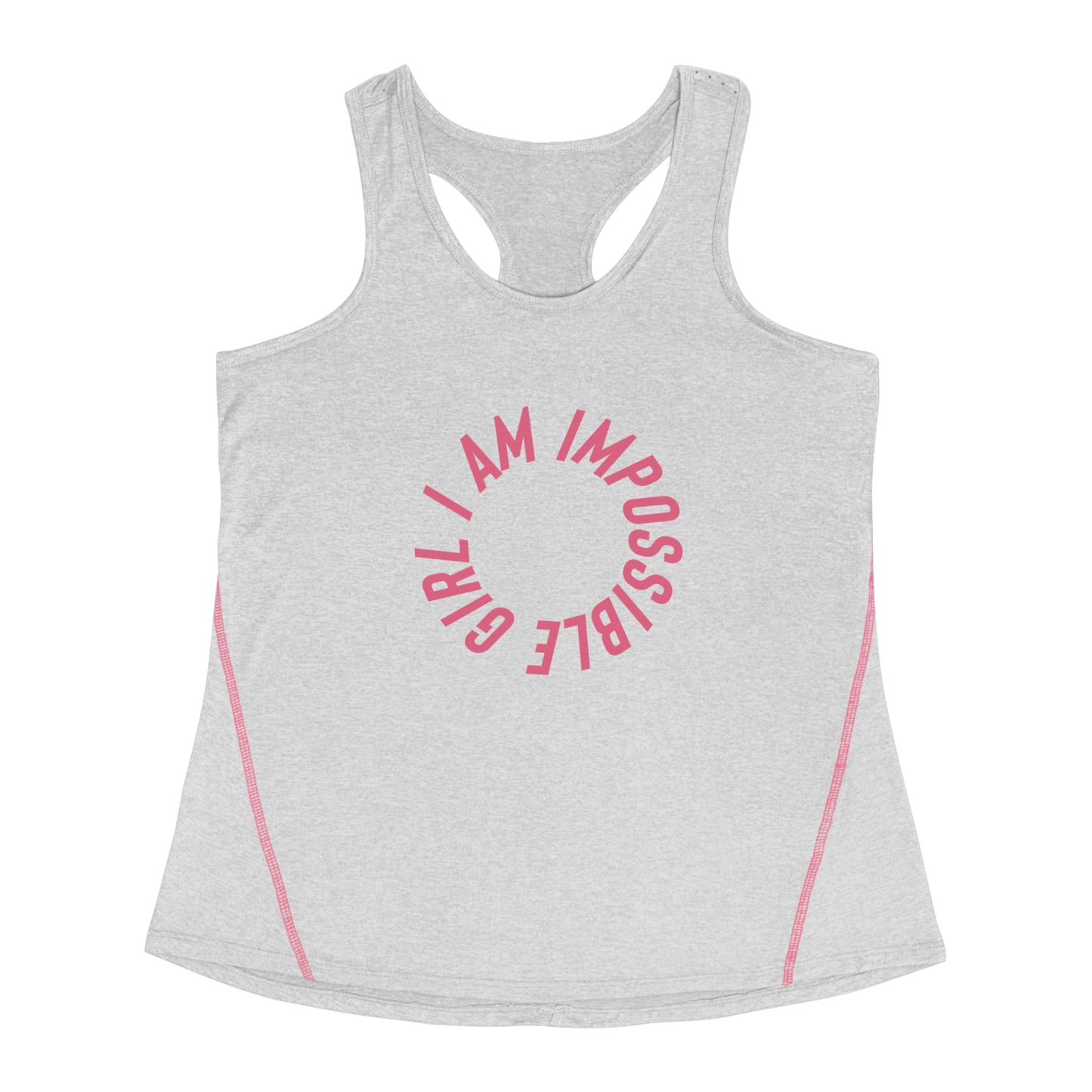 Impossible girl Racerback Sports Top