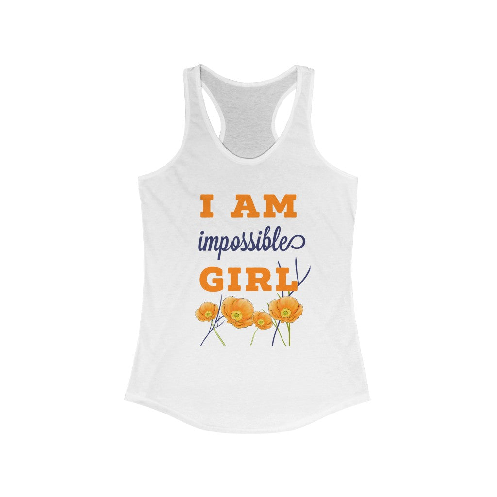 Summer impossible girl tank top
