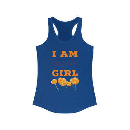 Summer impossible girl tank top